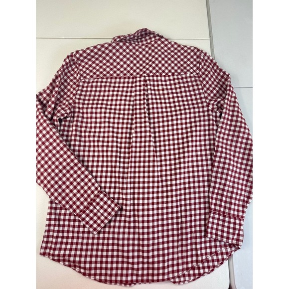 Mercantile j crew Gingham Button Down Shirt Long Sleeve Career Casual S - Picture 2 of 8